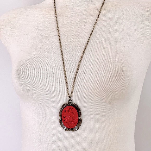 Ornate ART DECO style pendant Made in Australia - Picture 4 of 5